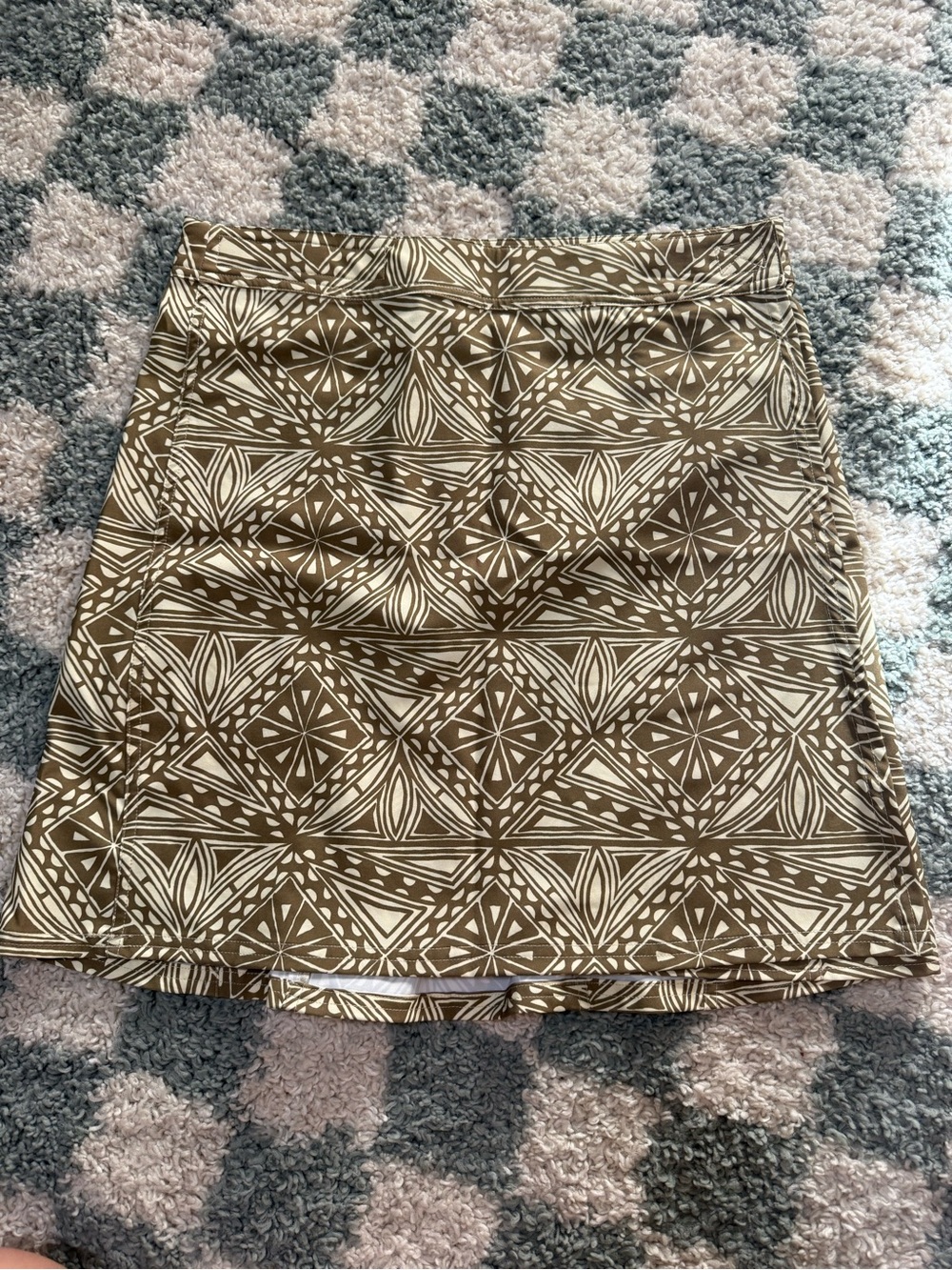 Ripskirt Hawaii Brown and Tan Printed Women's Wrap Skirt Beach Coverup Outdoors